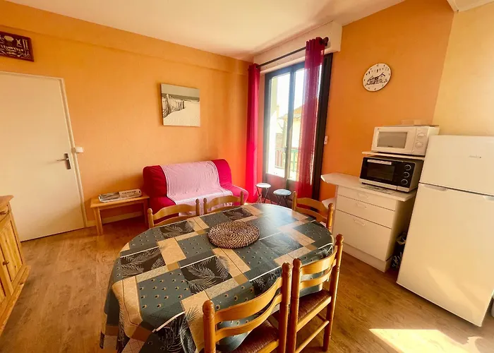 T2 Confortable, 2 Min De La Plage, Apercu Mer, Quartier Arago - Fr-1-92-572 *